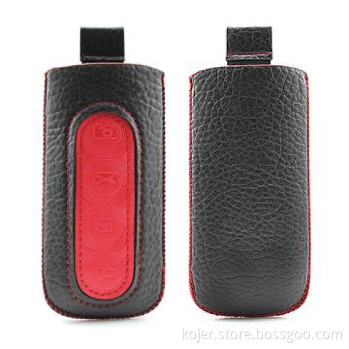 Leather Cases for Nokia, Made of PU Material with Retractable Pull-tab Inside